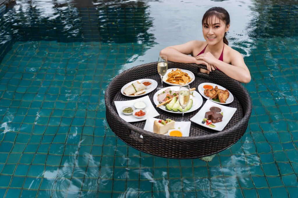 Floating Breakfast In Bali