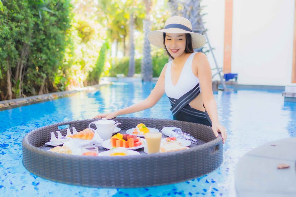 Floating Breakfast In Bali