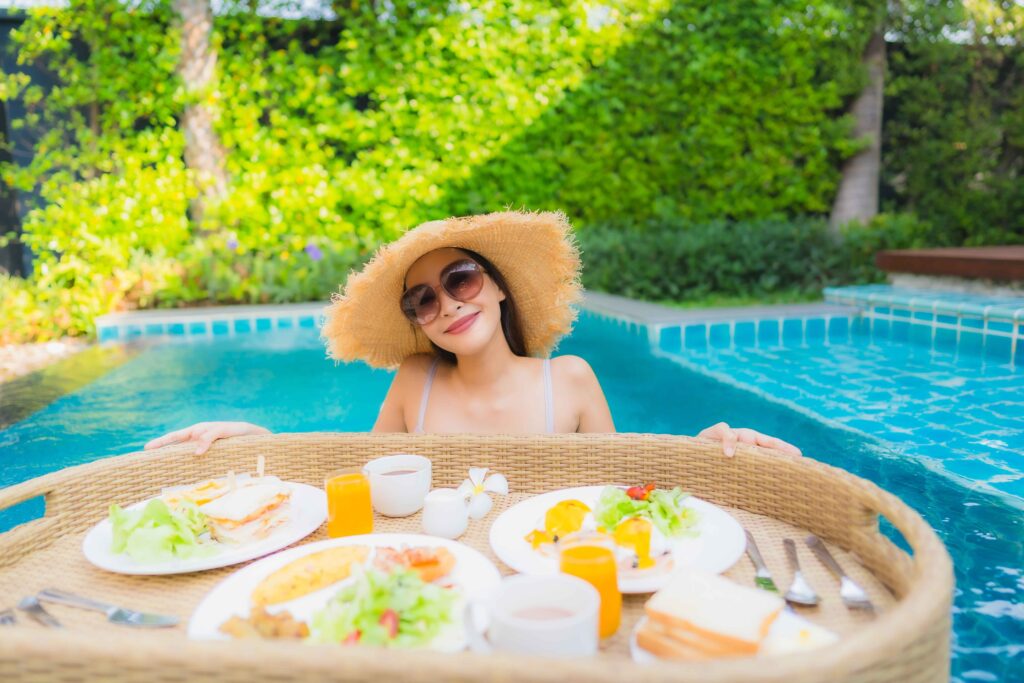 Floating Breakfast In Bali