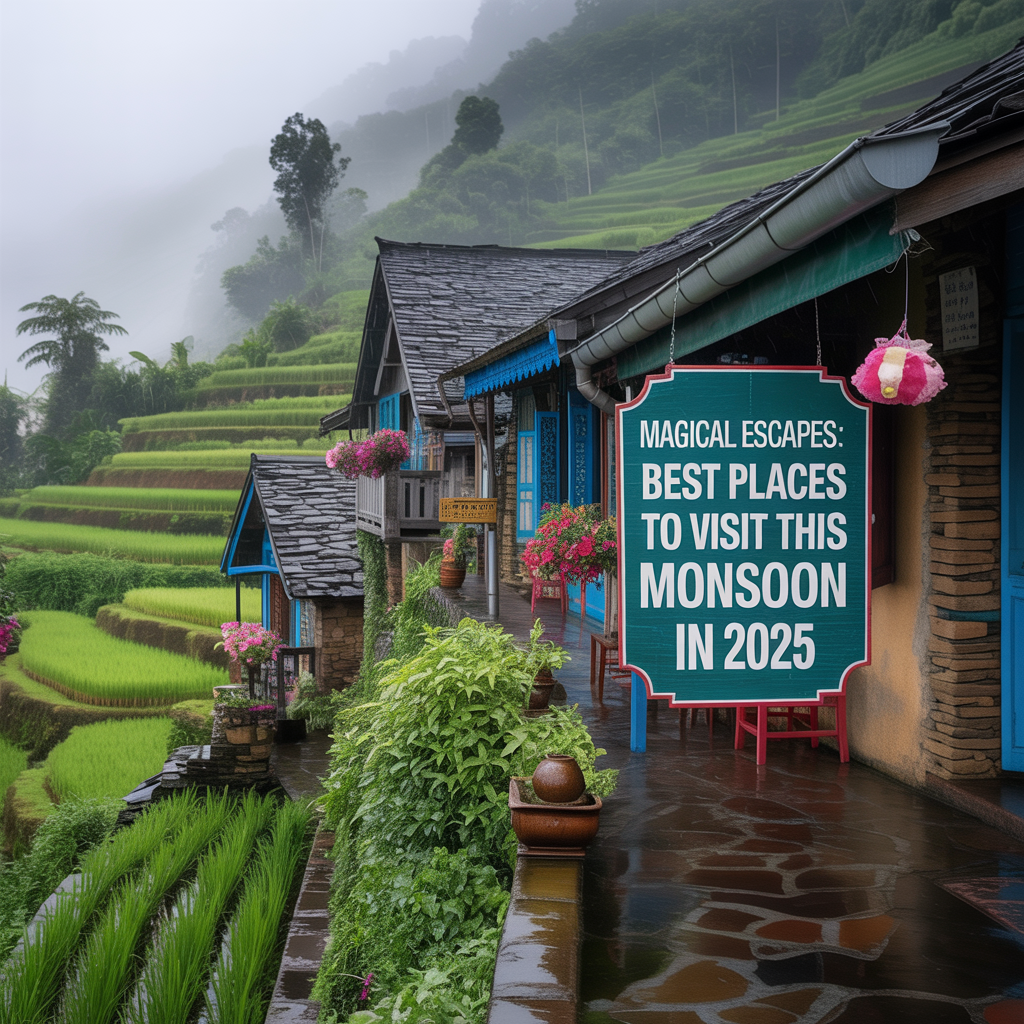 Magical Escapes: Best Places to Visit This Monsoon in 2025